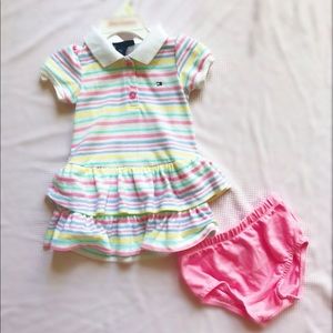 🎀Tommy Hilfiger Baby Girl 2-pieces Dress Set🎀